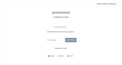Desktop Screenshot of premierrest.com