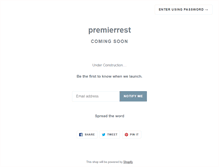Tablet Screenshot of premierrest.com